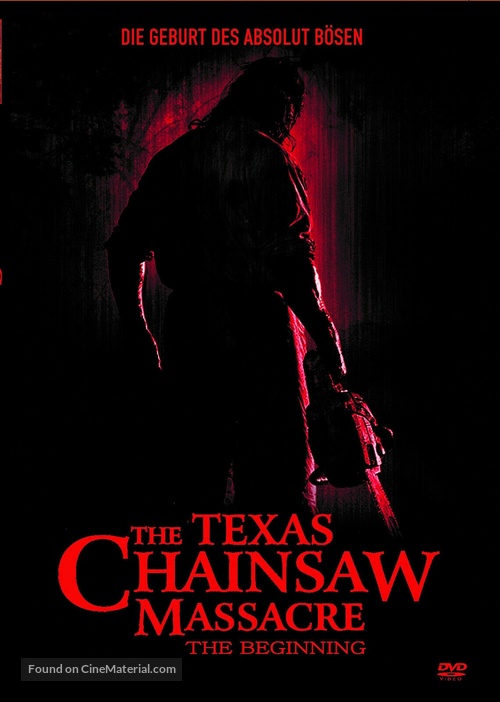 The Texas Chainsaw Massacre: The Beginning (2006) German dvd movie cover