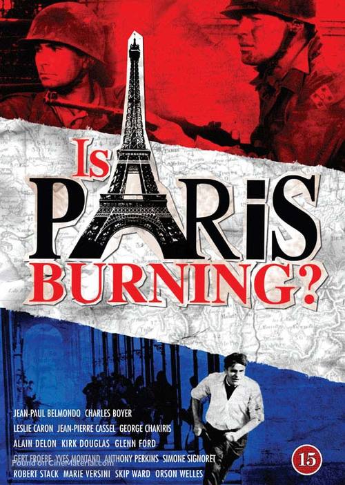 Paris br&ucirc;le-t-il? - Danish DVD movie cover