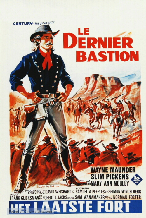 The Legend of Custer - Belgian Movie Poster