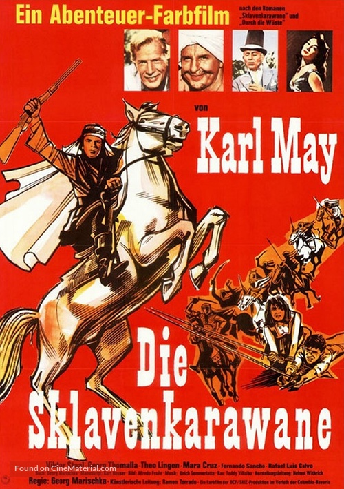 Die Sklavenkarawane - German Movie Poster