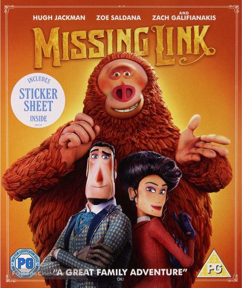 Missing Link - British Blu-Ray movie cover