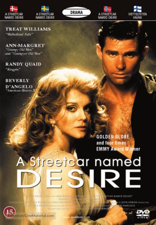 A Streetcar Named Desire - Danish DVD movie cover