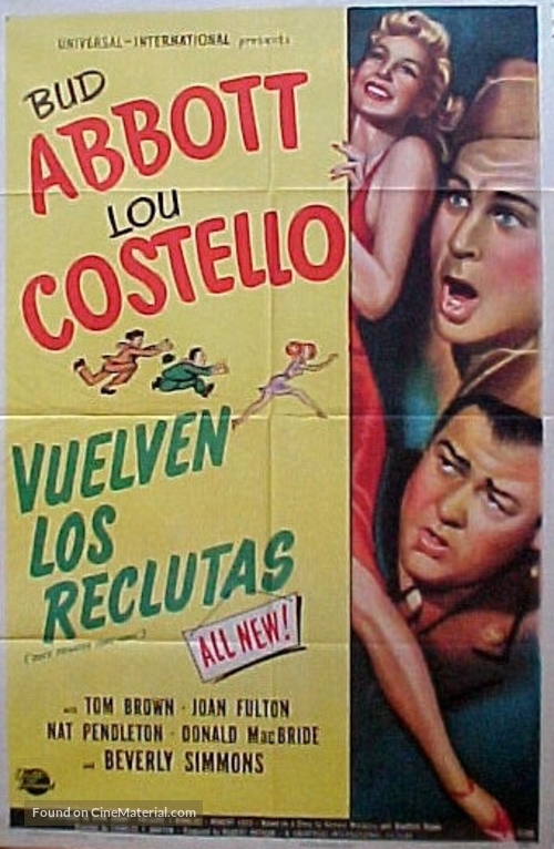 Buck Privates Come Home - Mexican Movie Poster