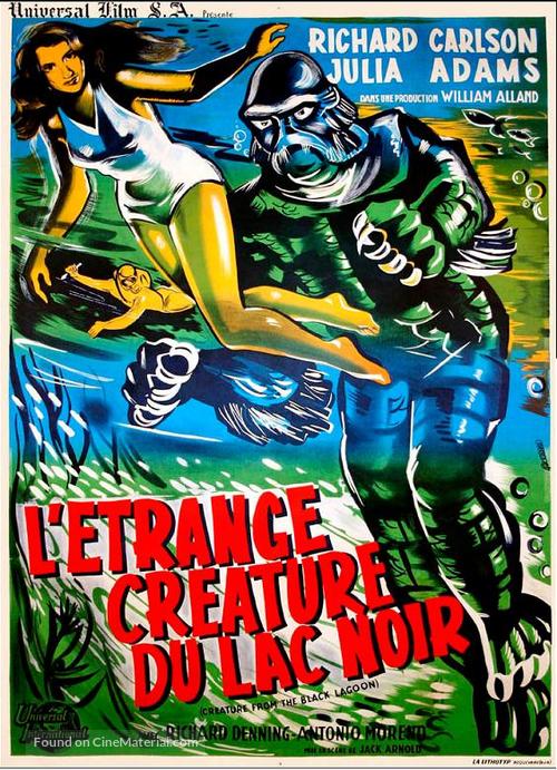 Creature from the Black Lagoon - French Movie Poster