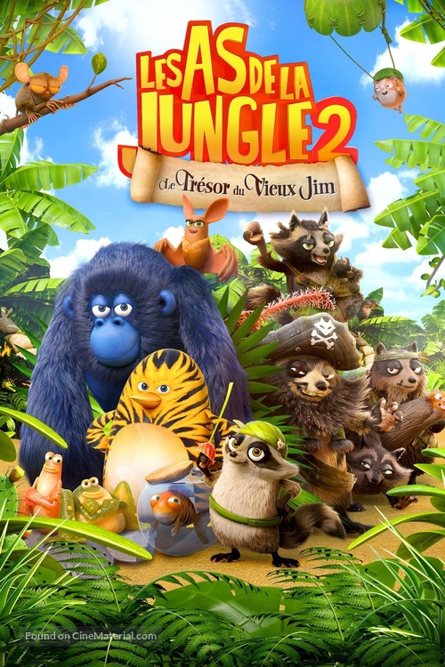 The Jungle Bunch 2: The Great Treasure Quest - French Movie Poster