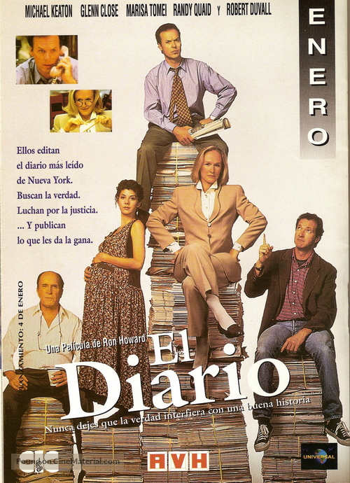The Paper - Argentinian DVD movie cover