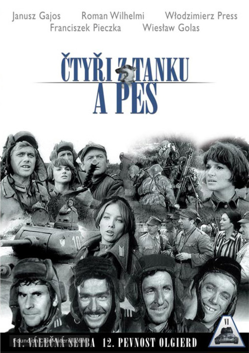 &quot;Czterej pancerni i pies&quot; - Czech DVD movie cover