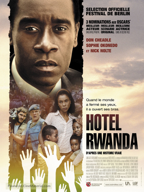 Hotel Rwanda - French Movie Poster