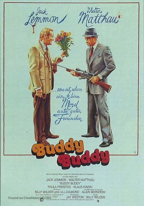 Buddy Buddy - German Movie Poster