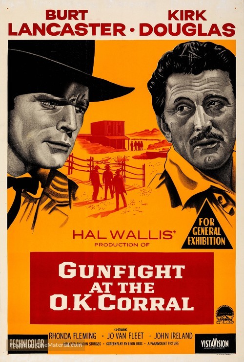 Gunfight at the O.K. Corral - Australian Movie Poster