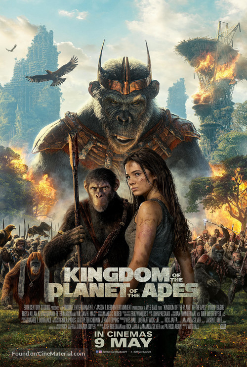 Kingdom of the Planet of the Apes - Malaysian Movie Poster