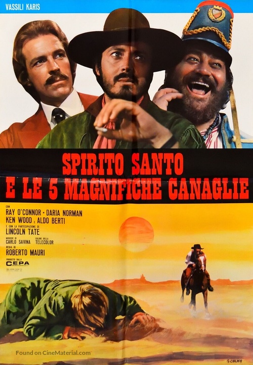 Spirito Santo e le 5 magnifiche canaglie - Italian Movie Poster