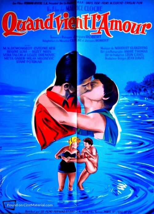 Quand vient l&#039;amour - French Movie Poster