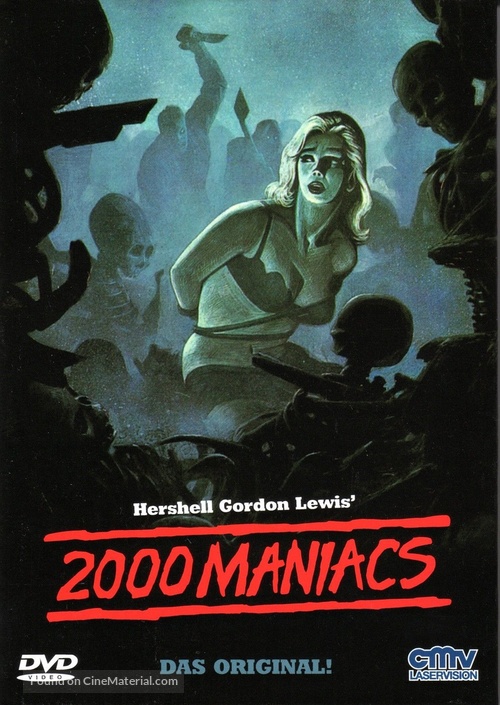 Two Thousand Maniacs! - German DVD movie cover