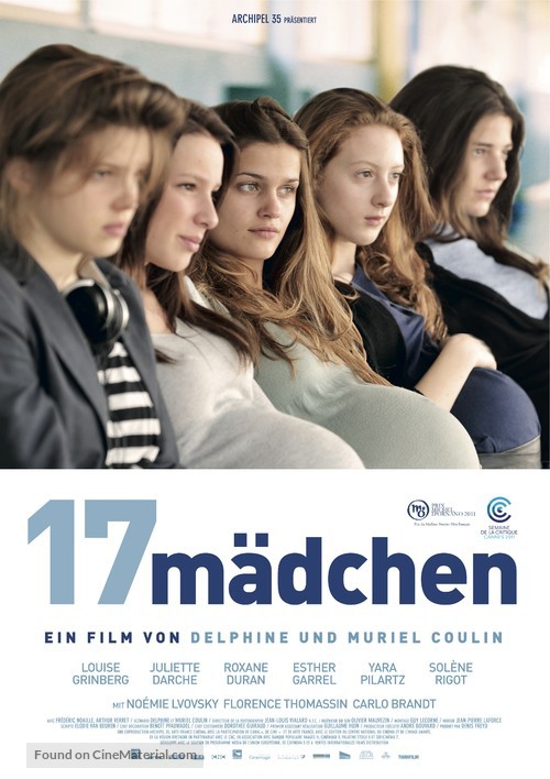 17 filles - Austrian Movie Poster