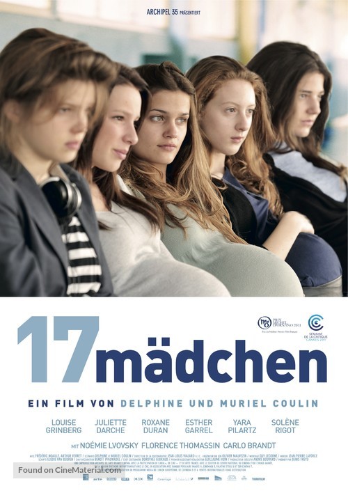 17 filles - Austrian Movie Poster