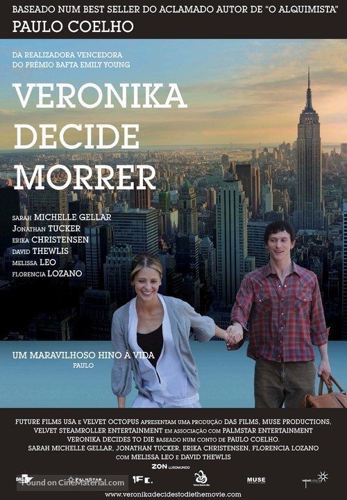 Veronika Decides to Die - Portuguese Movie Poster