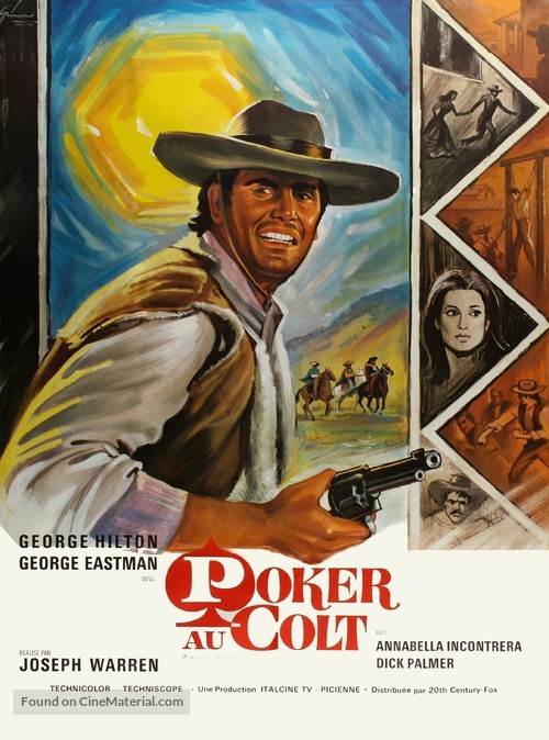 Un poker di pistole - French Movie Poster