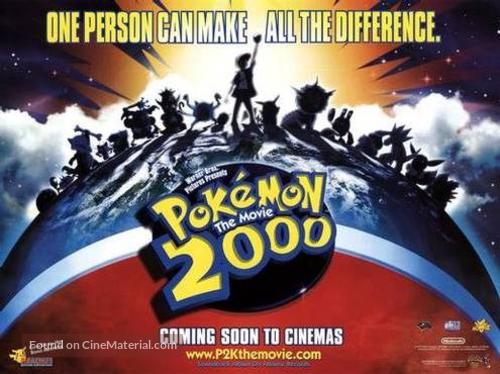 Pok&eacute;mon: The Movie 2000 - British Movie Poster