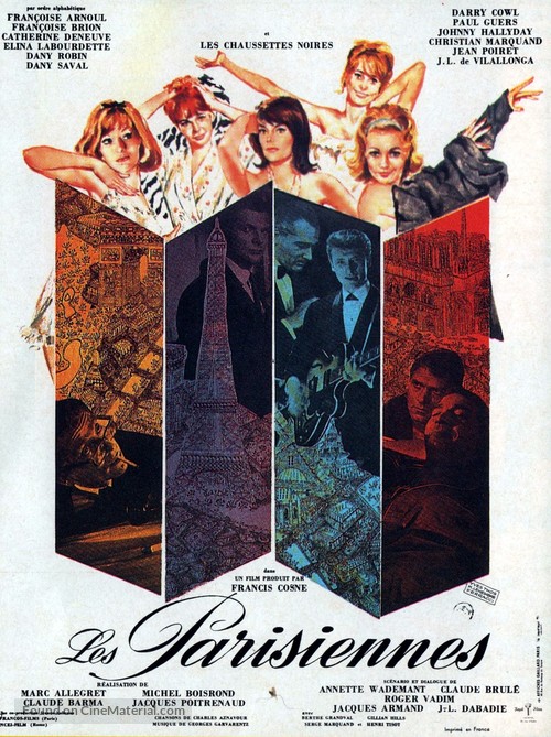 Les parisiennes - French Movie Poster