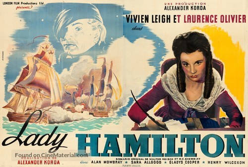 That Hamilton Woman - French Movie Poster