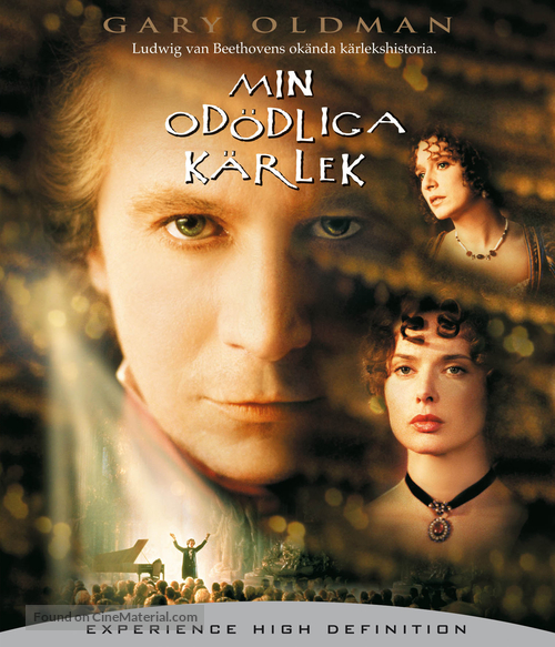 Immortal Beloved - Swedish Blu-Ray movie cover