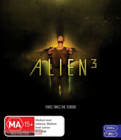 Alien 3 - Australian Blu-Ray movie cover