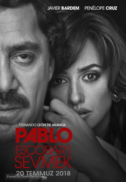 Loving Pablo - Turkish Movie Poster