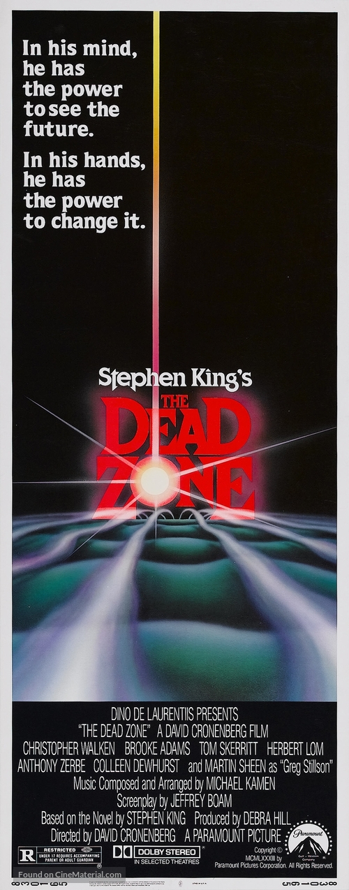 The Dead Zone - Movie Poster