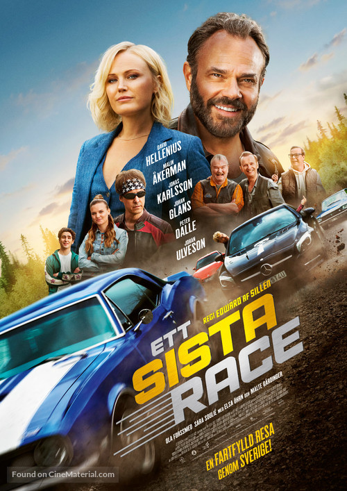 Ett sista race - Swedish Movie Poster