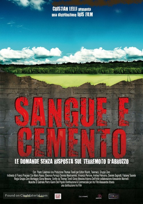 Sangue e Cemento - Italian Movie Poster