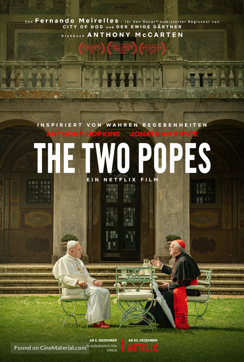 The Two Popes - Swiss Movie Poster