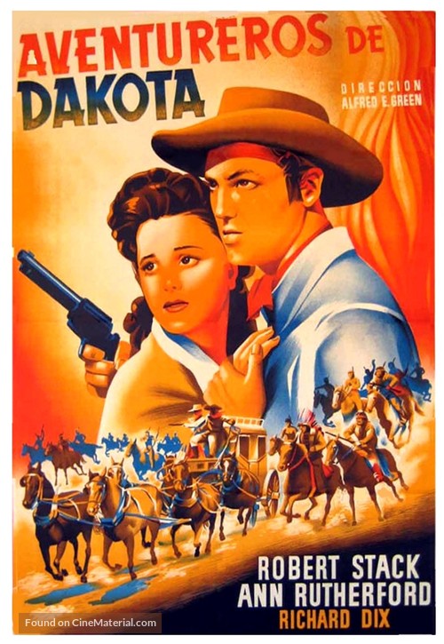 Badlands of Dakota - Spanish Movie Poster