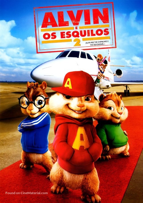 Alvin and the Chipmunks: The Squeakquel - Brazilian Movie Cover