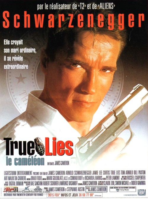 True Lies - French Movie Poster