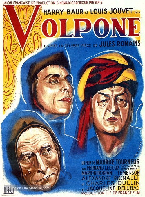 Volpone - French Movie Poster