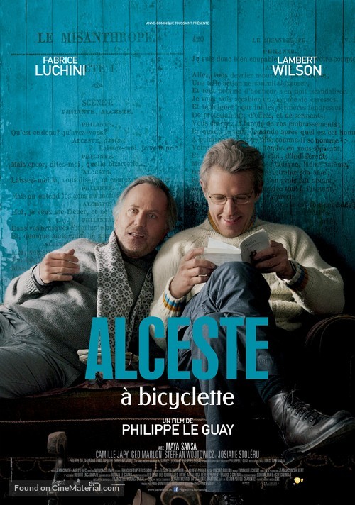 Alceste &agrave; bicyclette - Swiss Movie Poster