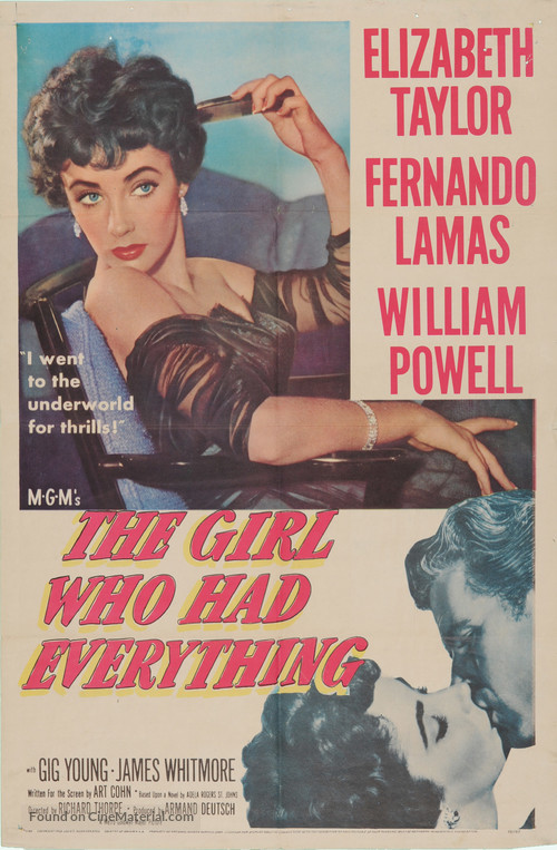 The Girl Who Had Everything - Movie Poster