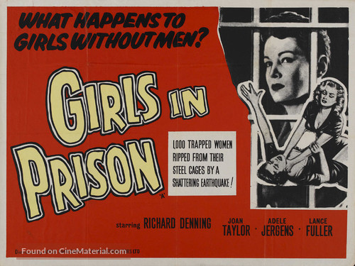 Girls in Prison - British Movie Poster