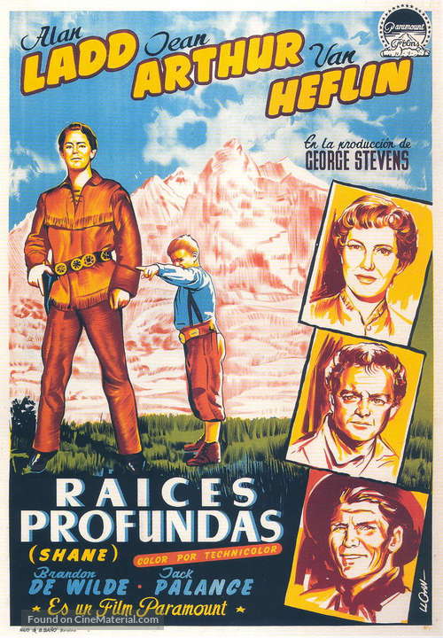 Shane - Spanish Movie Poster