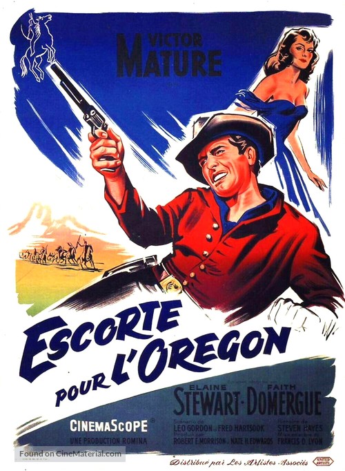 Escort West - French Movie Poster