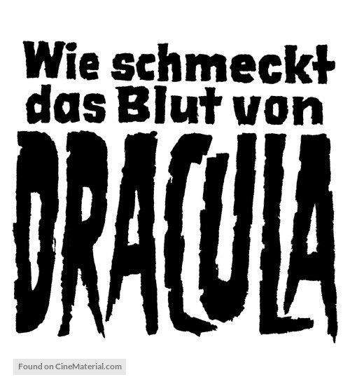 Taste the Blood of Dracula - German Logo