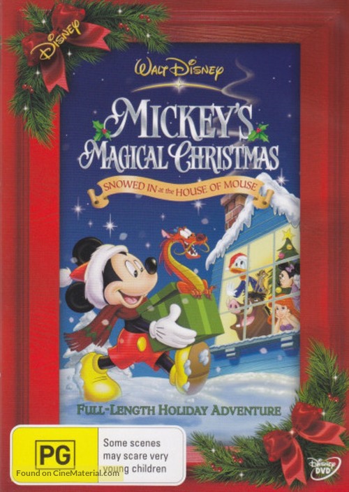 Mickey&#039;s Magical Christmas: Snowed in at the House of Mouse - Australian DVD movie cover