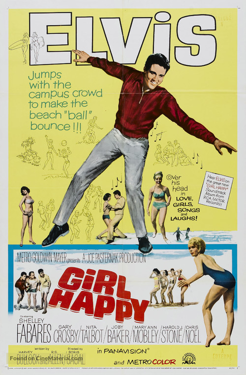 Girl Happy - Movie Poster