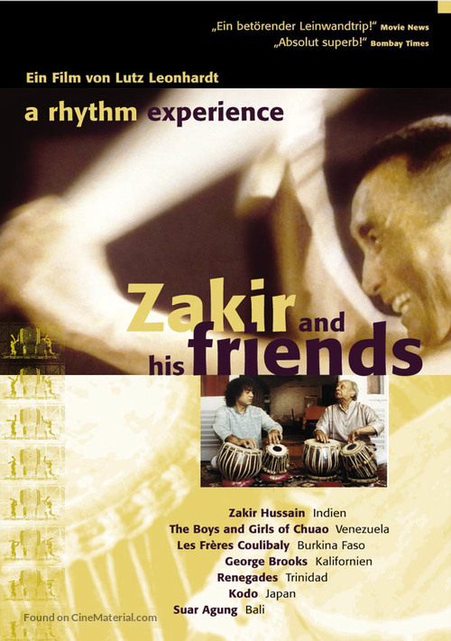 Zakir and His Friends - German poster