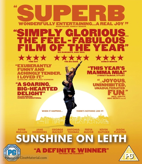 Sunshine on Leith - British Blu-Ray movie cover