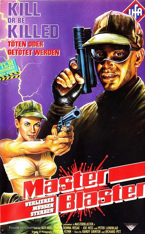 Masterblaster - German VHS movie cover