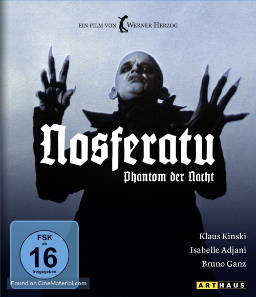 Nosferatu: Phantom der Nacht - German Blu-Ray movie cover