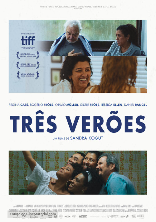 Tr&ecirc;s Ver&otilde;es - Brazilian Movie Poster