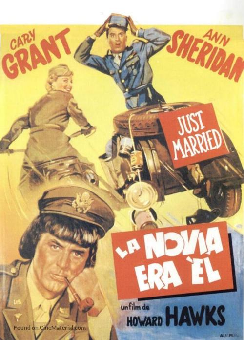 I Was a Male War Bride - Spanish Movie Poster